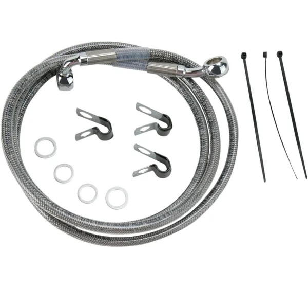 DRAG SPECIALTIES Brems- & Kupplungsleitungen für Harley Davidson FLSTC 1450 2000-2006