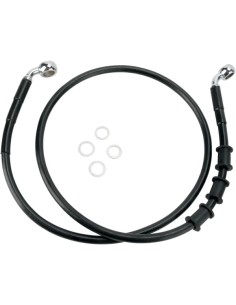 Verlängertes Bremsleitungs-Kit aus schwarzem Vinyl