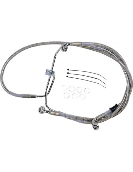DRAG SPECIALTIES Brems- & Kupplungsleitungen für Harley Davidson FXDF 1584 2008-2011