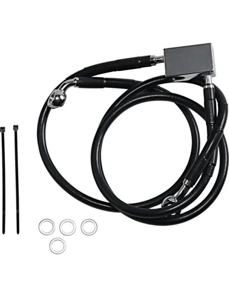 DRAG SPECIALTIES Brems- & Kupplungsleitungen für Harley Davidson FLSTC 1450 2000-2003