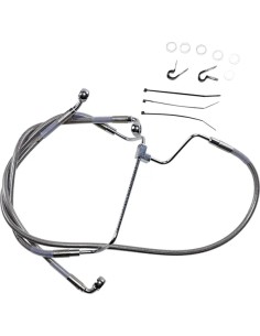 Edelstahl-Bremsleitungs-Kit, verlängert