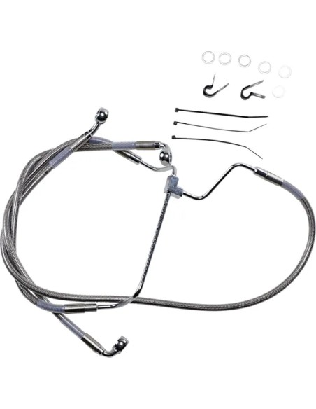 DRAG SPECIALTIES Brems- & Kupplungsleitungen für Harley Davidson FLHR 1690 ABS 2014-2016
