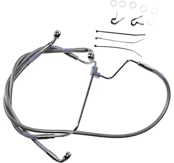 DRAG SPECIALTIES Brems- & Kupplungsleitungen für Harley Davidson FLHR 1690 ABS 2014-2016