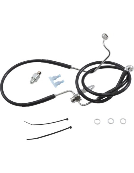DRAG SPECIALTIES Brems- & Kupplungsleitungen - BRK LINE REAR NONABS BL+3