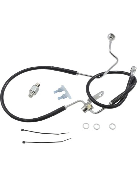 DRAG SPECIALTIES Brems- & Kupplungsleitungen - BRK LINE REAR ABS BL+3