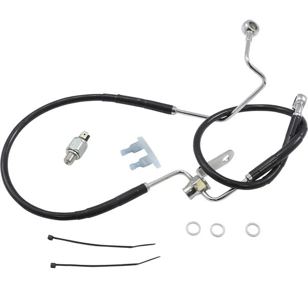 DRAG SPECIALTIES Brems- & Kupplungsleitungen - BRK LINE REAR ABS BL+3