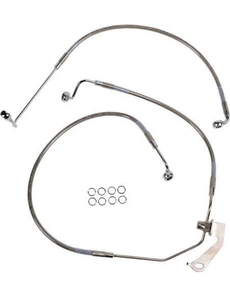 DRAG SPECIALTIES Brems- & Kupplungsleitungen für Harley Davidson FLHR 1584 2009-2011