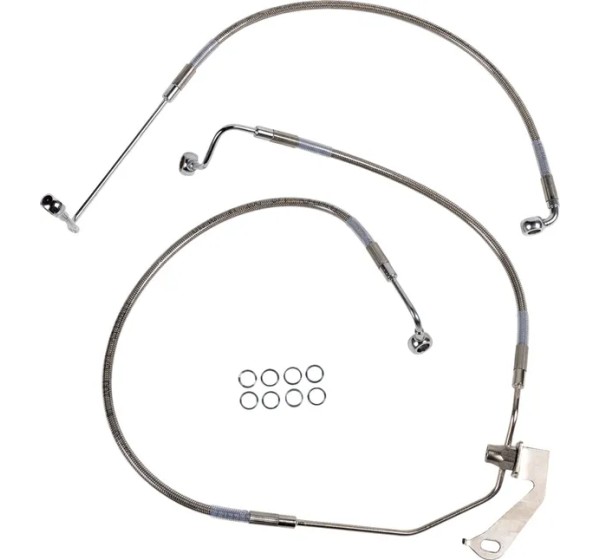 DRAG SPECIALTIES Brems- & Kupplungsleitungen für Harley Davidson FLHR 1584 2009-2011