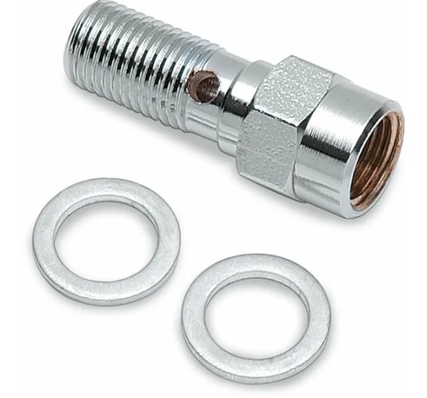 DRAG SPECIALTIES Montagematerial & Zubehör - BANJO BOLT 3/8-24 ADAPR