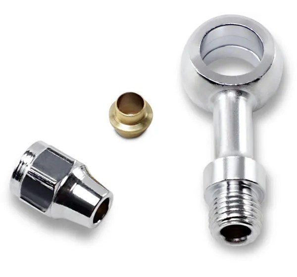 DRAG SPECIALTIES Montagematerial & Zubehör - BANJO FITTING 7/16STRAIT
