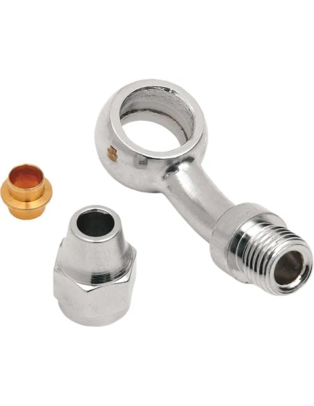DRAG SPECIALTIES Montagematerial & Zubehör - BANJO FITTING 7/16 35DEG