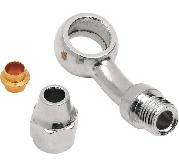 DRAG SPECIALTIES Montagematerial & Zubehör - BANJO FITTING 7/16 35DEG