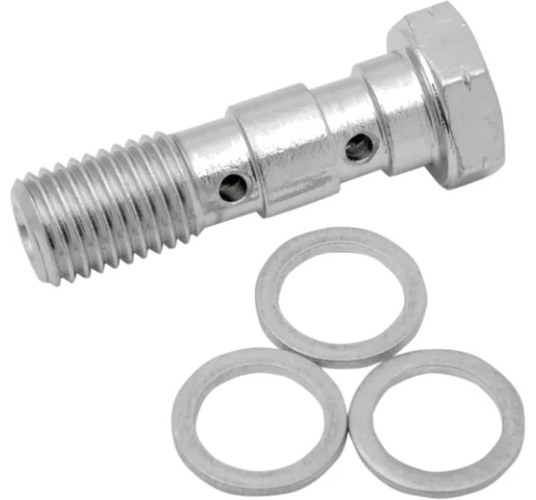 DRAG SPECIALTIES Montagematerial & Zubehör - BOLT DOUBLE BANJO 10X1.25