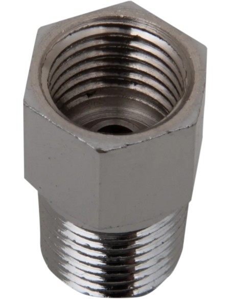 DRAG SPECIALTIES Brems- & Kupplungsleitungen - ADAPTER 1/8NPT 3/8-24 CHR