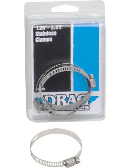 DRAG SPECIALTIES Montagematerial & Zubehör - CLAMPS SS 1.25-2.25DIA
