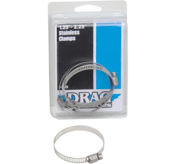 DRAG SPECIALTIES Montagematerial & Zubehör - CLAMPS SS 1.25-2.25DIA