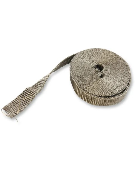 DRAG SPECIALTIES Hitzeschilde - WRAP EXH KIT 1X25 BRONZE