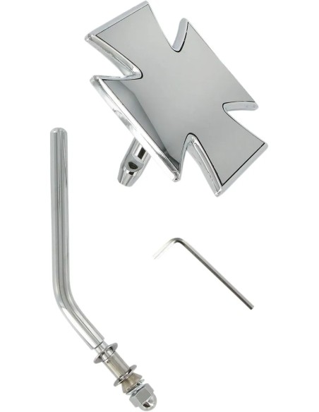 DRAG SPECIALTIES Spiegel - MALTESE MIRROR ROND STEM
