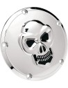 Chrom 3-D Skull Derby-Deckel
