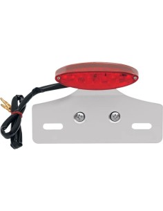 Mini LED Cat Eye Rücklicht mit Kennzeichenhalter