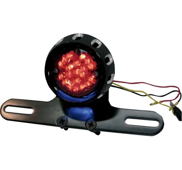 DRAG SPECIALTIES Kennzeichen - TAILLIGHT LP BLK BOB