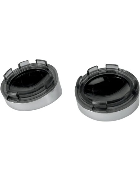 DRAG SPECIALTIES Blinker - BEZEL T/S VISOR SMK/MIR LENS