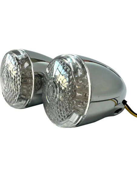 DRAG SPECIALTIES Abdeckungen & Halterungen - TURN SIGNAL AMBR-CLR FRT