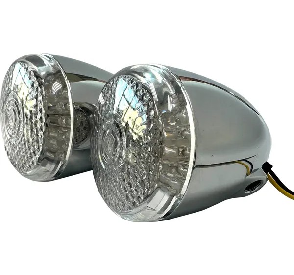 DRAG SPECIALTIES Abdeckungen & Halterungen - TURN SIGNAL AMBR-CLR FRT