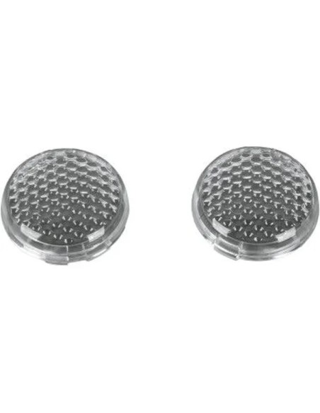 DRAG SPECIALTIES Blinker - LENS CLEAR HONEYCOMB
