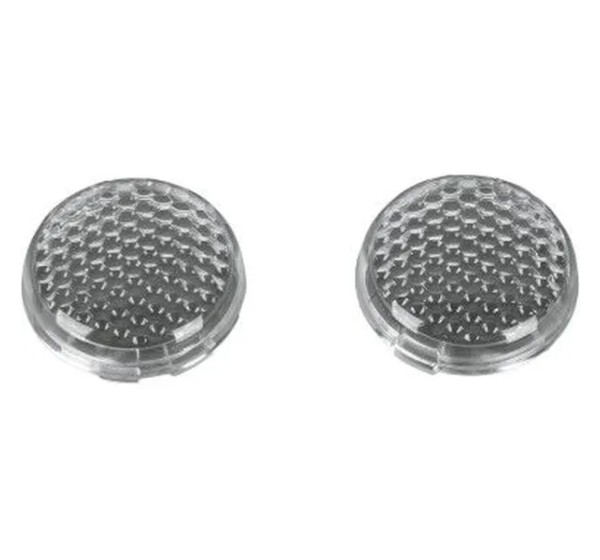 DRAG SPECIALTIES Blinker - LENS CLEAR HONEYCOMB