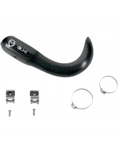 MOOSE RACING AUSPUFFSCHUTZ KARBONFASER FÜR 4-TAKT FMF/FMF POWER BOMB AUSPUFFANLAGE 2