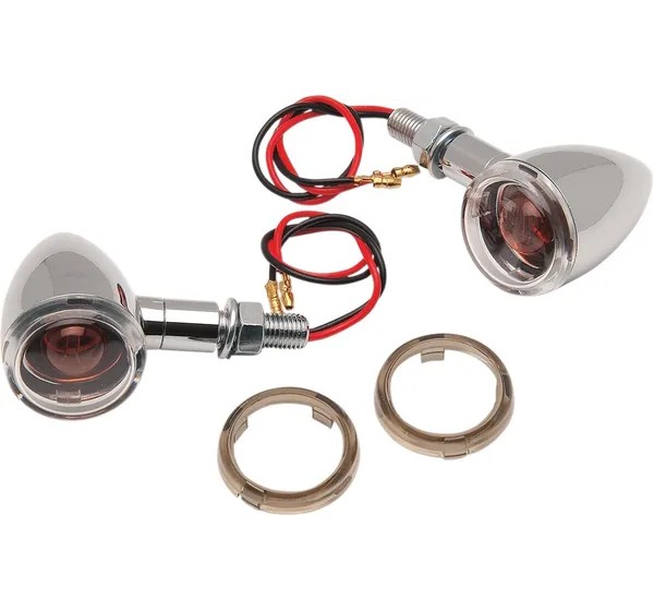 DRAG SPECIALTIES Zusatzbeleuchtung - LIGHT MINI-DEUCE CLR/SMK