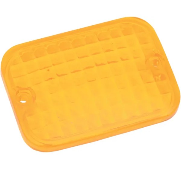 DRAG SPECIALTIES Montagematerial & Zubehör - LENS REPL RECTANGULAR AMB