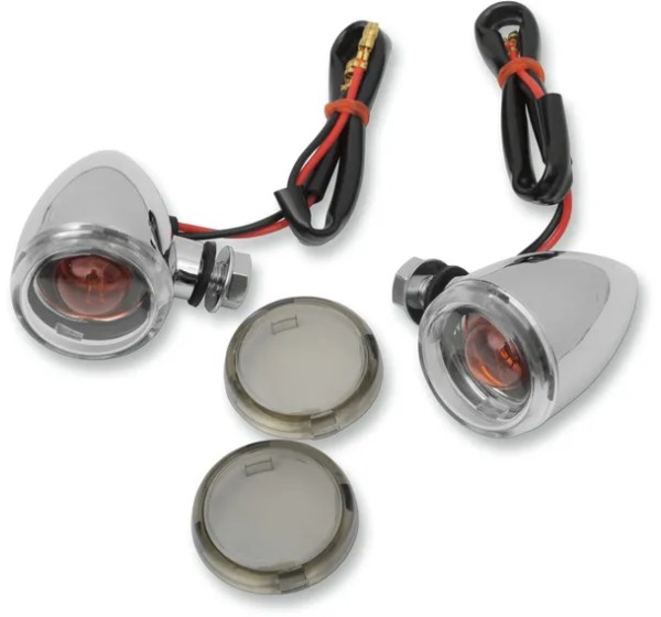 DRAG SPECIALTIES Zusatzbeleuchtung - LIGHT MINI-DEUCE CLR/SMK