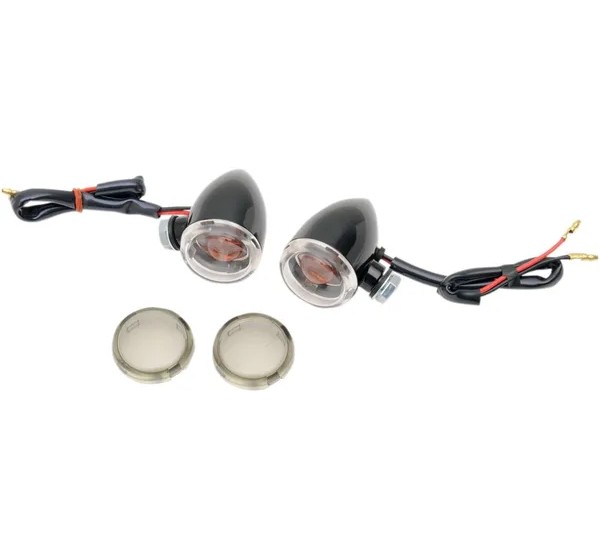DRAG SPECIALTIES Zusatzbeleuchtung - LIGHT MINI-DEUCE BLK SMK