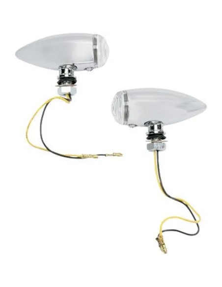 DRAG SPECIALTIES Blinker - SMOOTH BULLET LED CLEAR