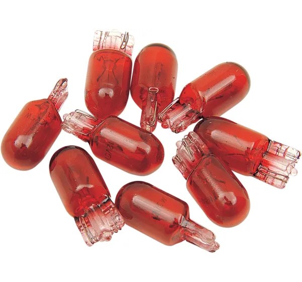 DRAG SPECIALTIES Glühbirnen - BULB RED 5W T10 10PK