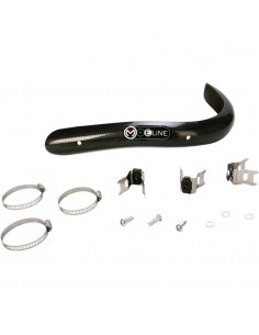 MOOSE RACING AUSPUFFSCHUTZ KARBONFASER FÜR 4-TAKT-STOCK-ABGASANLAGE 2