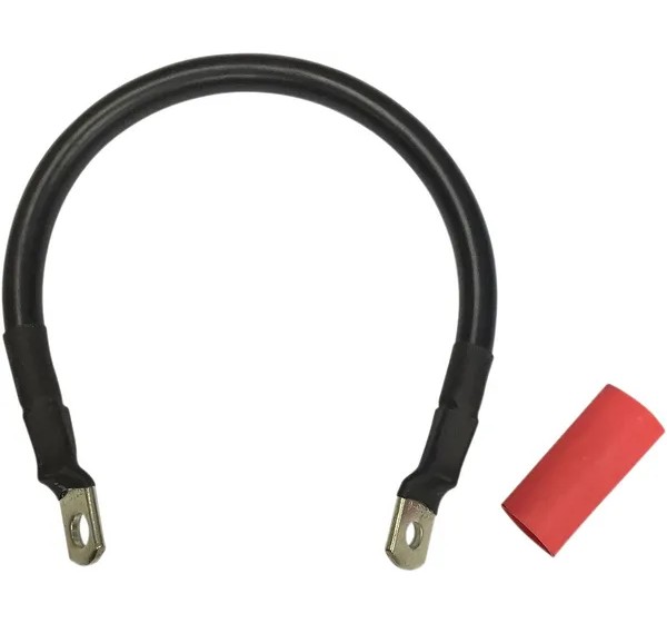 DRAG SPECIALTIES Wartungs-Teile - CABLE BATTERY BLK 12