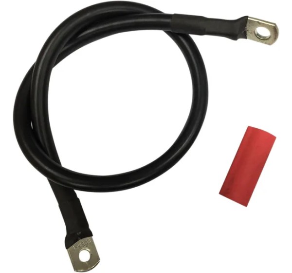DRAG SPECIALTIES Wartungs-Teile - CABLE BATTERY BLK 22