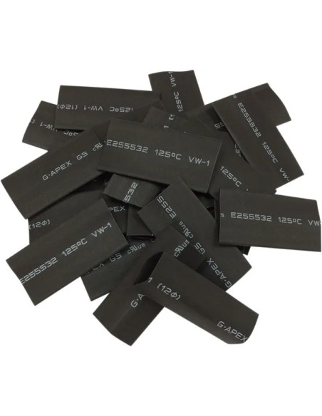 DRAG SPECIALTIES Batterien - TUBE HT SHRK BLK 25PK