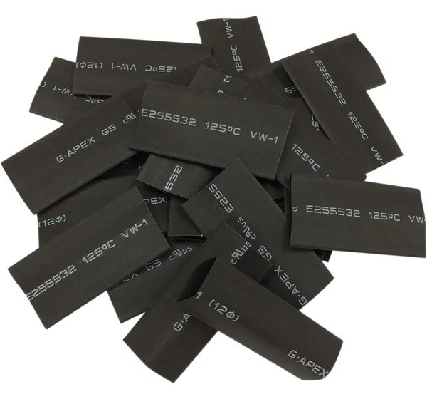 DRAG SPECIALTIES Batterien - TUBE HT SHRK BLK 25PK