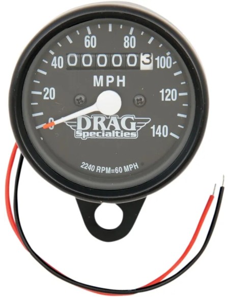 DRAG SPECIALTIES Tachometer & Drehzahlmesser - SPEEDO BLK 2240: BLK FACE