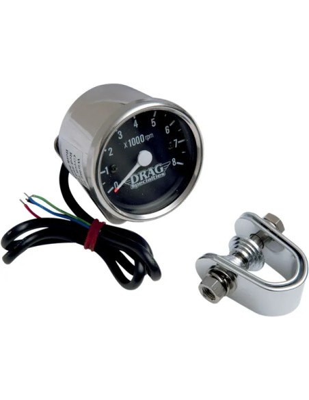 DRAG SPECIALTIES Anzeigeninstrumente - TACH ELEC 2.4BLK BULB LT