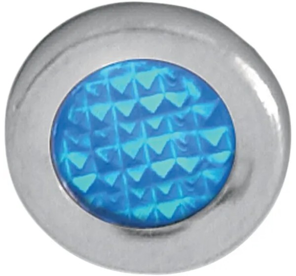 DRAG SPECIALTIES Zusatzbeleuchtung - LIGHT IND BLUE W/SS BEZ