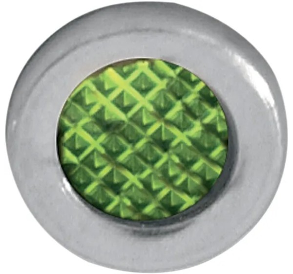 DRAG SPECIALTIES Zusatzbeleuchtung - LIGHT IND GREEN W/SS BEZ
