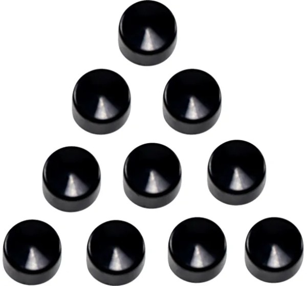 DRAG SPECIALTIES Montagematerial & Zubehör - COVER BOLT 1/4 SKT ALN BK