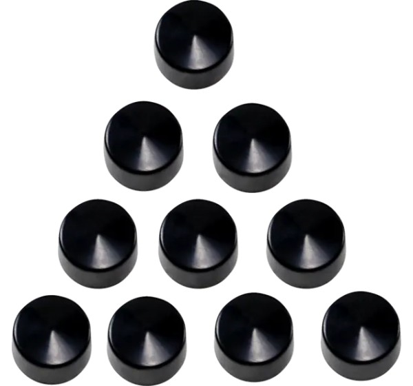 DRAG SPECIALTIES Montagematerial & Zubehör - COVER BOLT 3/8 SKT ALN BK