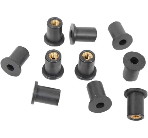 DRAG SPECIALTIES Allgemeines Zubehör - NUT WELL (5210)6-32 10PK