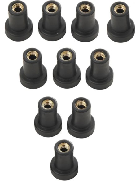 DRAG SPECIALTIES Allgemeines Zubehör - NUT WELL (8098)10-24 10PK